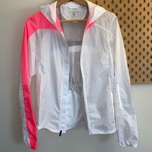 Brooks Nightlife LSD Lite Running Jacket White/Pink